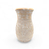 Pot en palmier sculpté