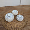 Bougeoir boule blanche