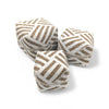 Boîte carrée en perles - ZEBRA